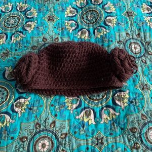 Princess Leia knit hat